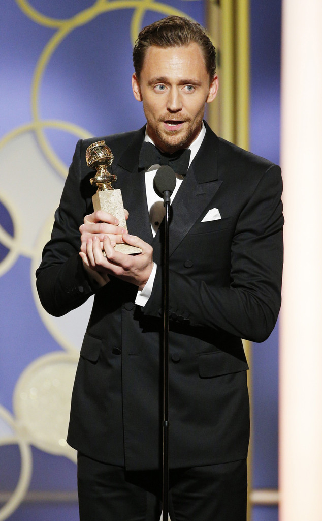Tom Hiddleston, 2017 Golden Globes, Winners Tom Hiddleston, 2017 Golden Globes, Winners